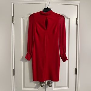 Badgley Mischka red dress